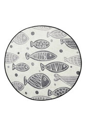 Mijölnir Alfombrilla de baño Fish Djt - White (100)